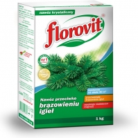 Florovit fertiliser against browning of needles